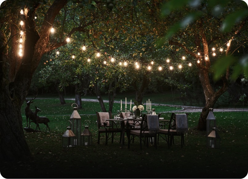 Outdoor lighting design service